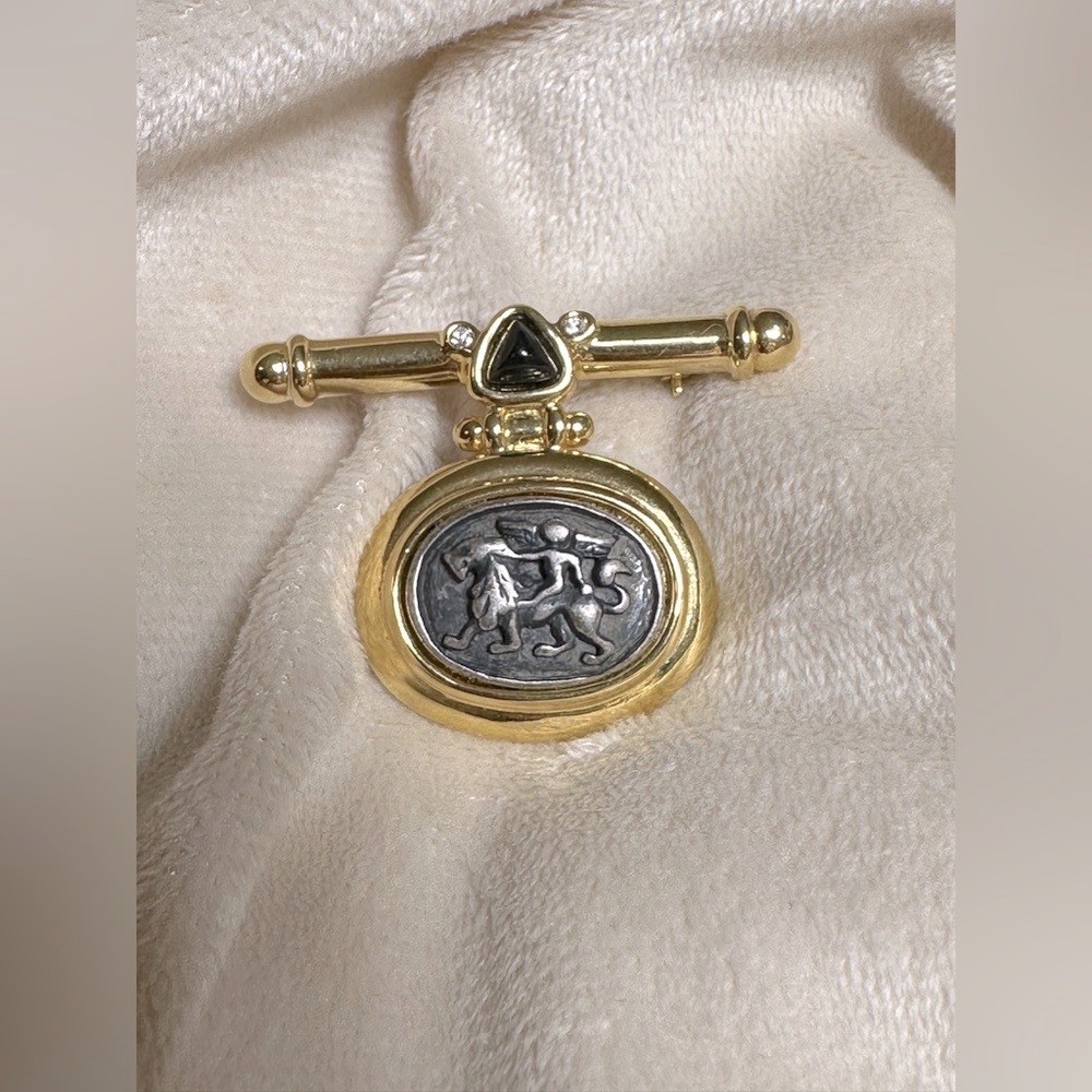 Vintage Jesara Byzantine Style Brooch